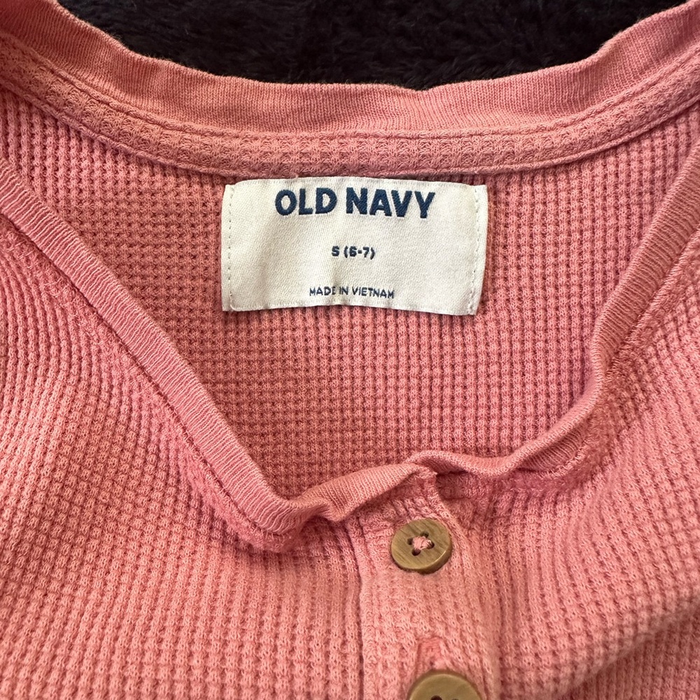 Old Navy Kids Coral Romper - Picture 3 of 3